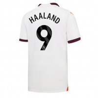 Manchester City Erling Haaland #9 Fotballklær Bortedrakt 2023-24 Kortermet